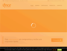 Tablet Screenshot of linceartesgraficas.com